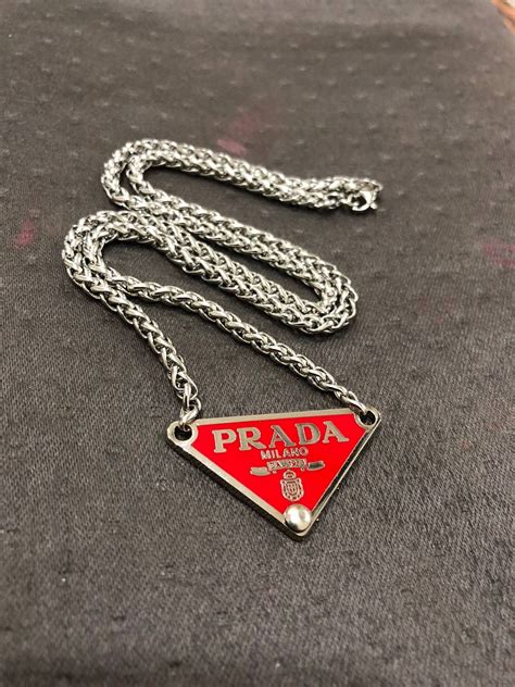 prada locket|vintage Prada jewelry.